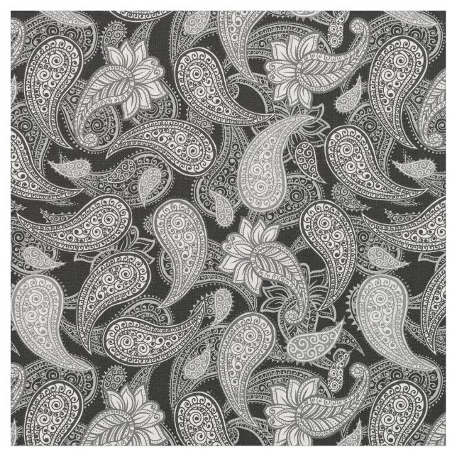 Tecido Padrão Paisley (Detalhe)
