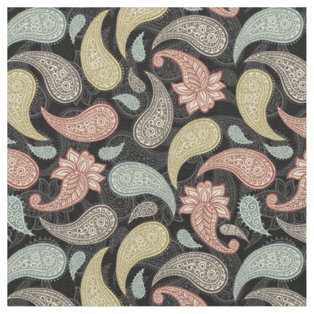 Tecido Padrão Paisley (Detalhe)