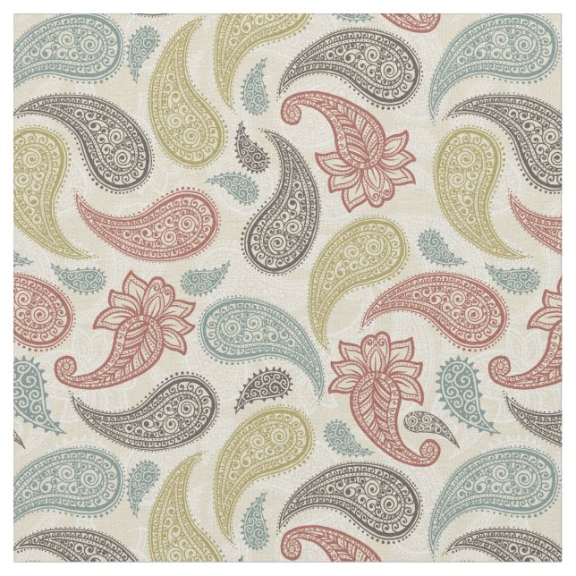 Tecido Padrão Paisley (Detalhe)