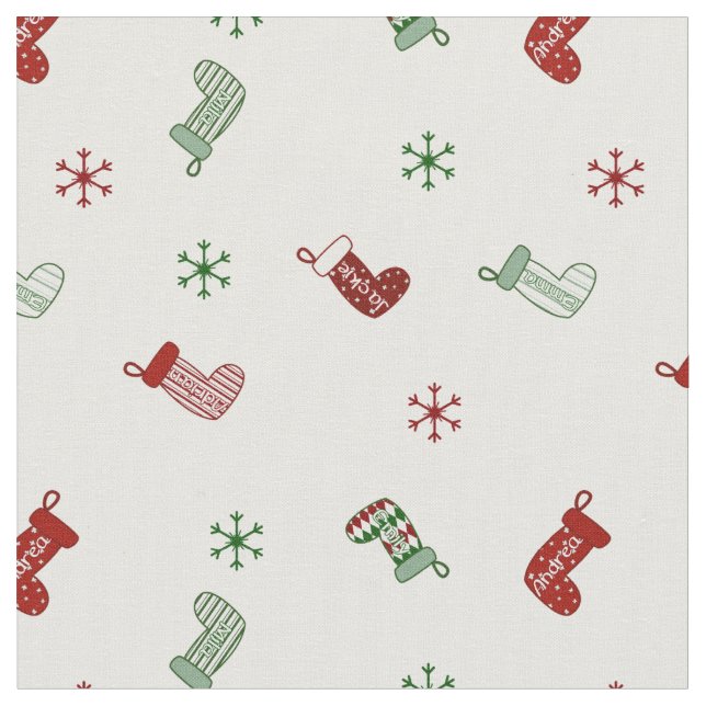 Tecido Padrão personalizado de armazenamento de Natal (Detalhe)