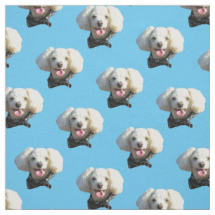 Tecido Padrão Personalizado De Foto Do Cão-De-Puppy