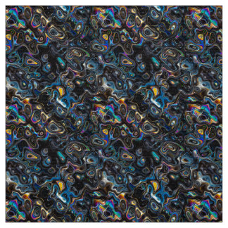Tecido Padrão Psicodélico Abstrato