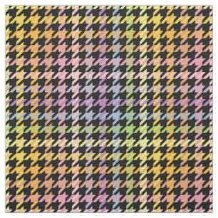 Tecido Padrão Rainbow Houndstooth