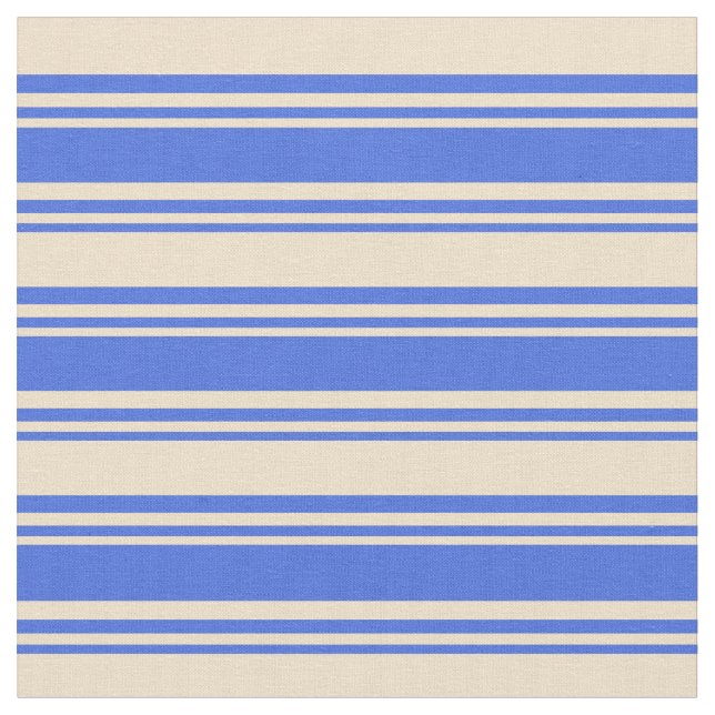 Tecido Padrão Real Azul e Tan Strike (Detalhe)