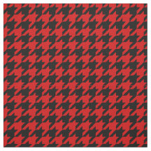 Padrão Red, Black Houndstooth #2M