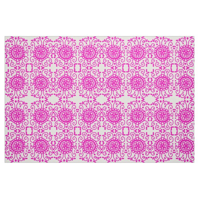 Tecido padrão rosa (Fat Quarter)