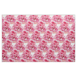 Tecido Padrão rosa de Aquarela