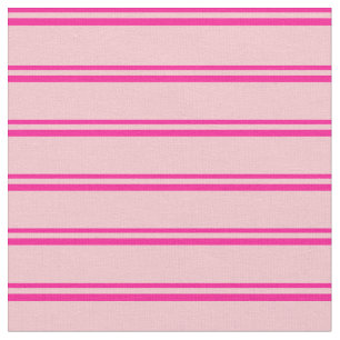 Tecido Padrão rosa profundo e rosa riscado/alinhado