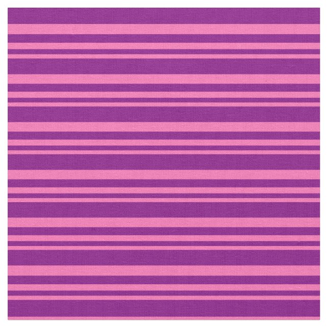 Tecido Padrão Rosa Quente e Linhas Roxas/Stripes (Detalhe)