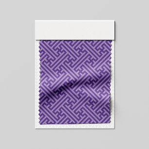 Tecido Padrão Sayagata, japonês, roxo e rosa
