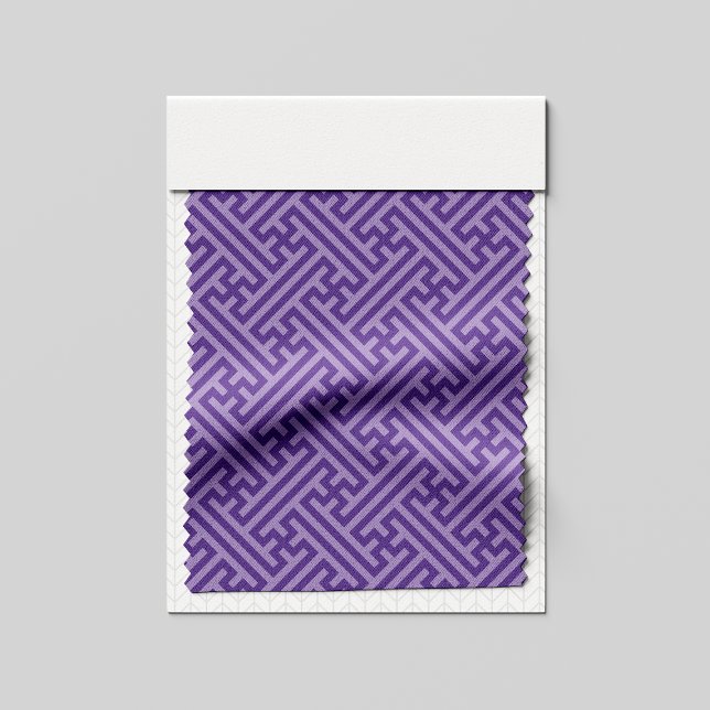 Tecido Padrão Sayagata, japonês, roxo e rosa (Criador carregado)