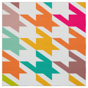 Tecido Padrão sem costura do houndstooth 4