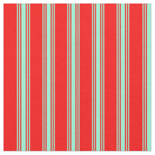 Tecido Padrão Strike Colorido Vermelho e Aquamarino
