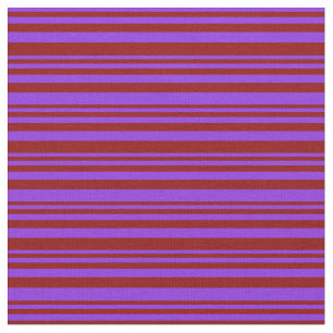 Tecido Padrão Striped/Links Vermelho roxo e escuro