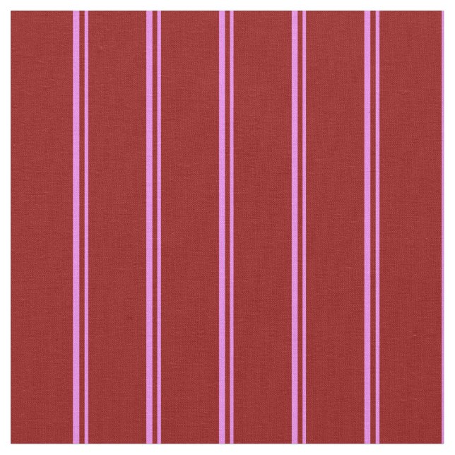Tecido Padrão Striped/Links Vermelho violeta e escuro (Detalhe)