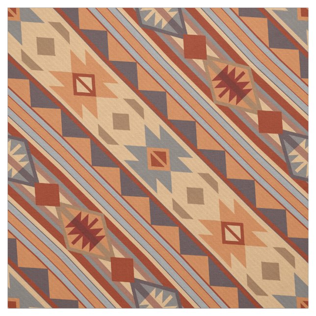 Tecido Padrão Sudoeste Design Tan (Modelo)