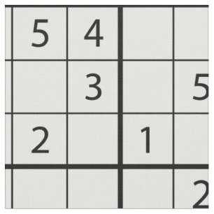Tecido Padrão Sudoku