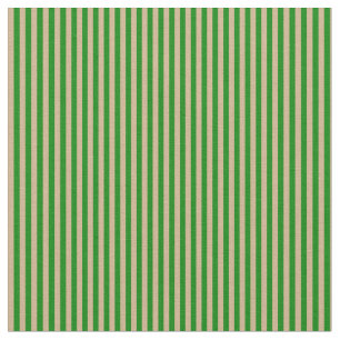 Tecido Padrão Tan & Green Striped/Lined