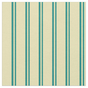 Tecido Padrão Teal & Tan de Stripes
