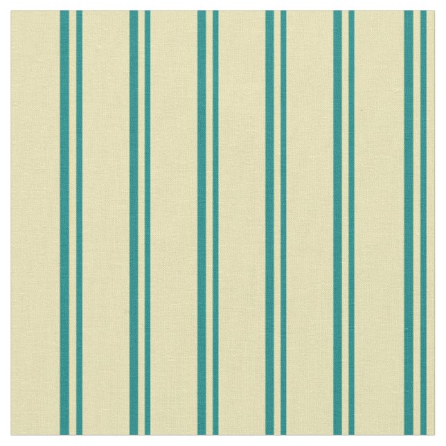 Tecido Padrão Teal & Tan de Stripes (Detalhe)