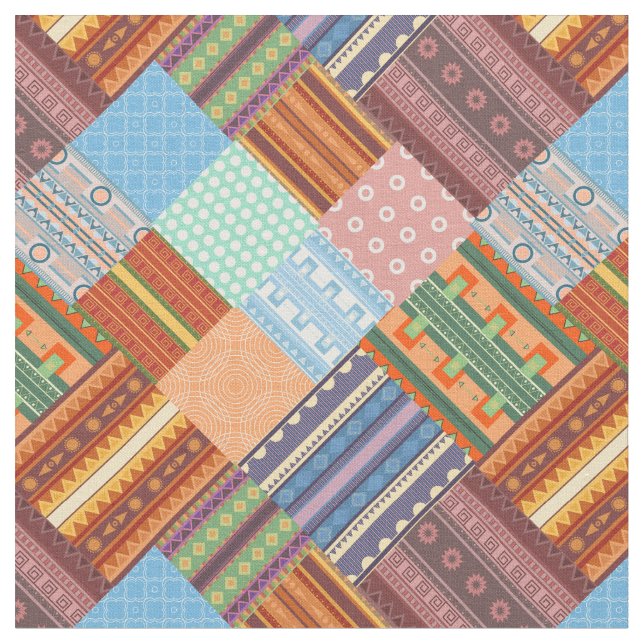 Tecido Padrão tribal Cozy (Detalhe)