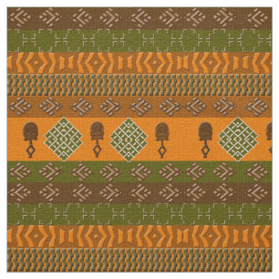Tecido padrão tribal étnico africano