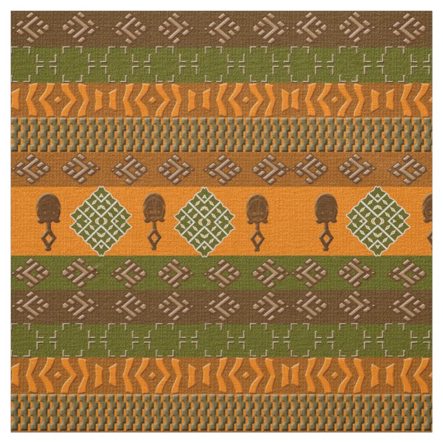 Tecido padrão tribal étnico africano (Modelo)