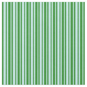 Tecido Padrão Turquesa e Linhas/Faixa Verde Florestal