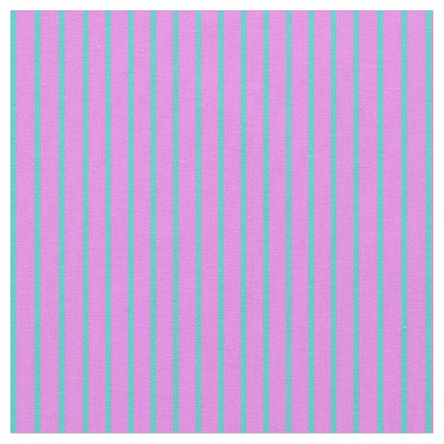 Tecido Padrão Turquesa e Linhas Violetas/Stripes (Detalhe)