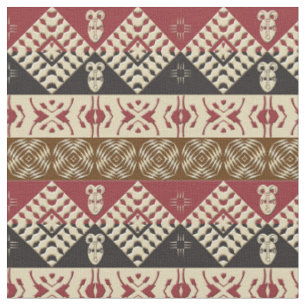 Tecido padrão uniforme étnico-africano