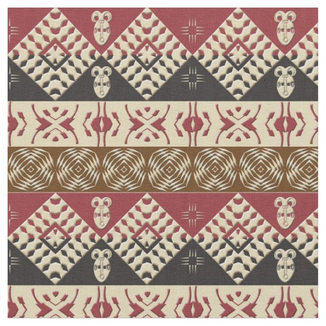 Tecido padrão uniforme étnico-africano (Detalhe)