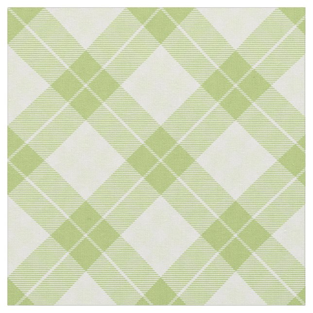 Tecido Padrão Unisex de Xadrez simples - Russo verde clar (Detalhe)