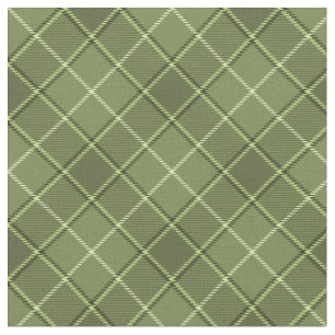 Tecido Padrão Unisex Verde Khaki Xadrez inclinada dos an