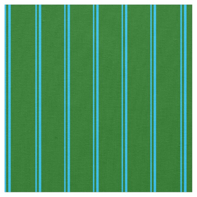 Tecido Padrão Verde Azul e Escuro do Céu Profundo (Detalhe)