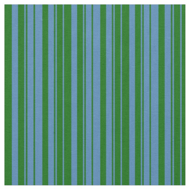 Tecido Padrão verde azul e escuro riscado/alinhado (Detalhe)