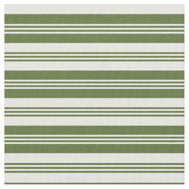 Tecido Padrão Verde Azul Escuro e Branco (Detalhe)