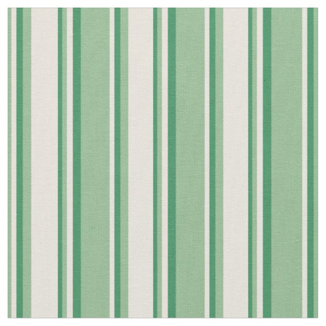 Tecido Padrão Verde, bege e verde marinho de cor escura (Detalhe)