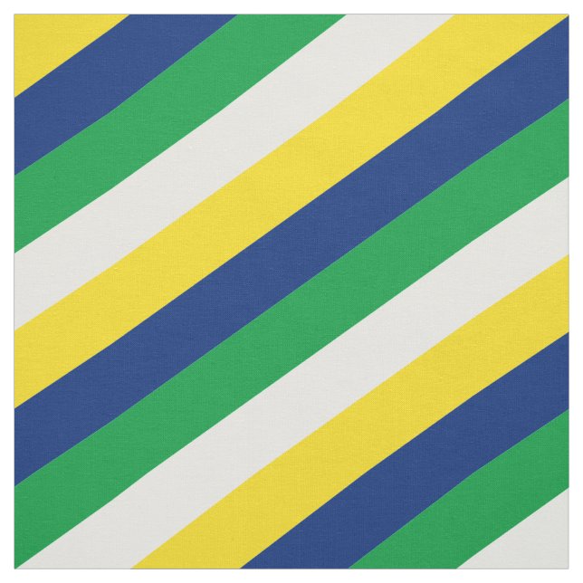 Tecido Padrão verde, branco, amarelo e azul (Modelo)