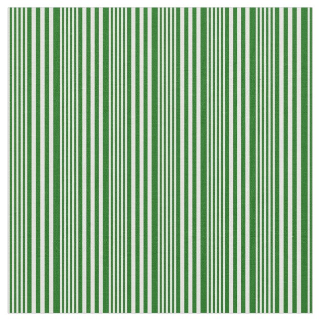 Tecido Padrão verde branco e escuro riscado/alinhado (Detalhe)