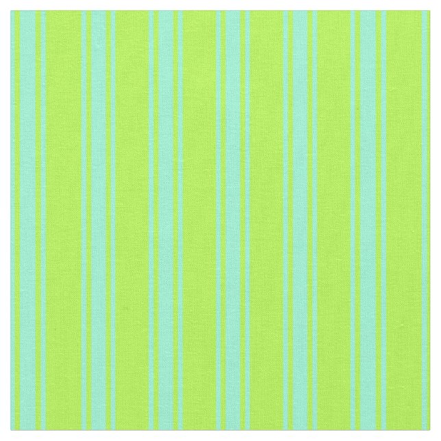 Tecido Padrão Verde-claro e Aquamarino de faixas (Detalhe)