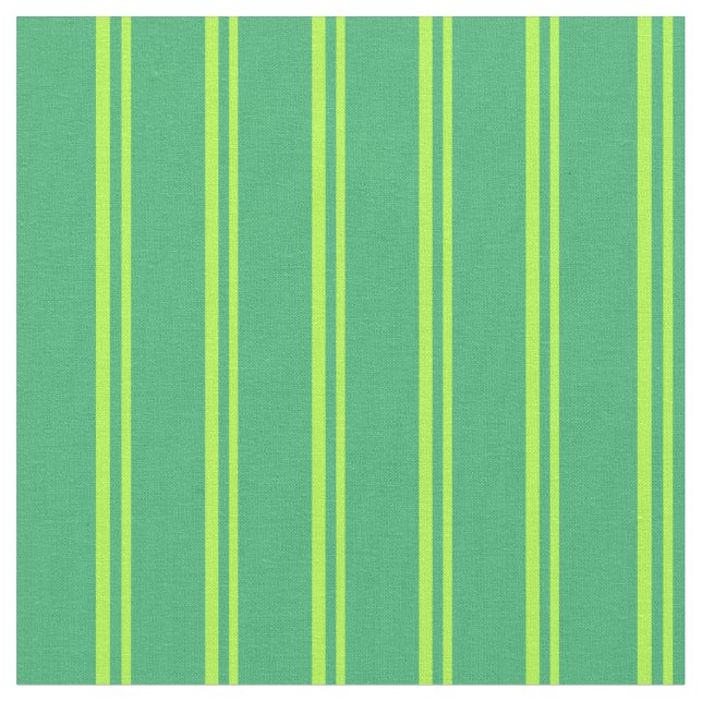 Tecido Padrão verde claro e verde marinho riscado (Detalhe)
