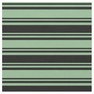 Tecido Padrão Verde do Mar Negro e Preto Vinculado/Strip