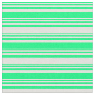 Tecido Padrão verde e amarelo claro riscado