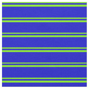 Tecido Padrão verde e azul com cor