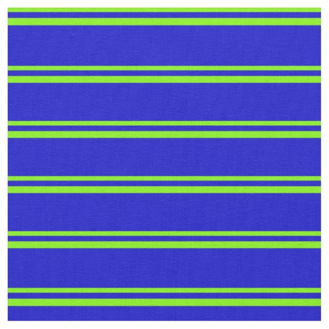 Tecido Padrão verde e azul com cor (Detalhe)