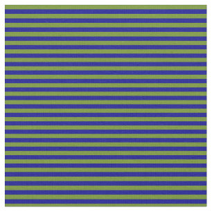 Tecido Padrão verde e azul escura riscado/alinhado