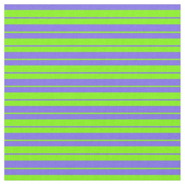 Tecido Padrão Verde e Azul Médio Striped/Links (Detalhe)