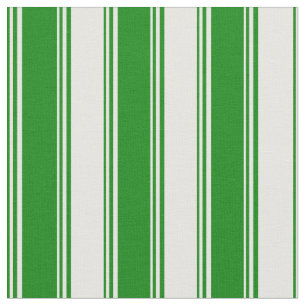 Tecido Padrão Verde e Branco das faixas