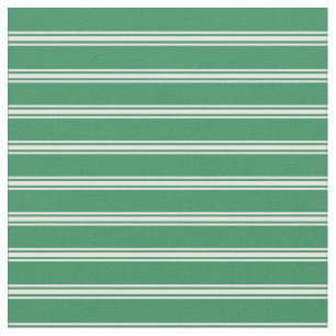 Tecido Padrão Verde e Branco do Mar