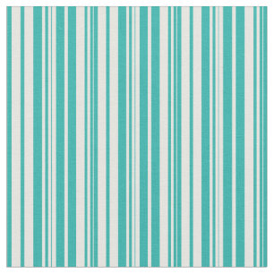 Tecido Padrão Verde e Branco do Mar Claro